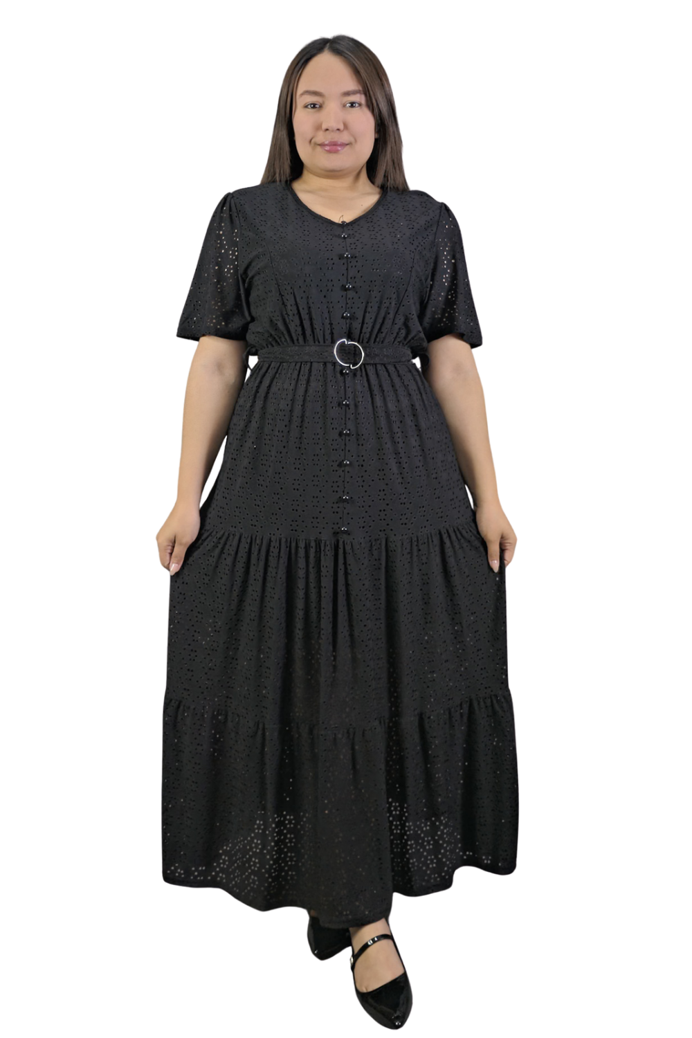 Maxi Vestido Broderie Ginger