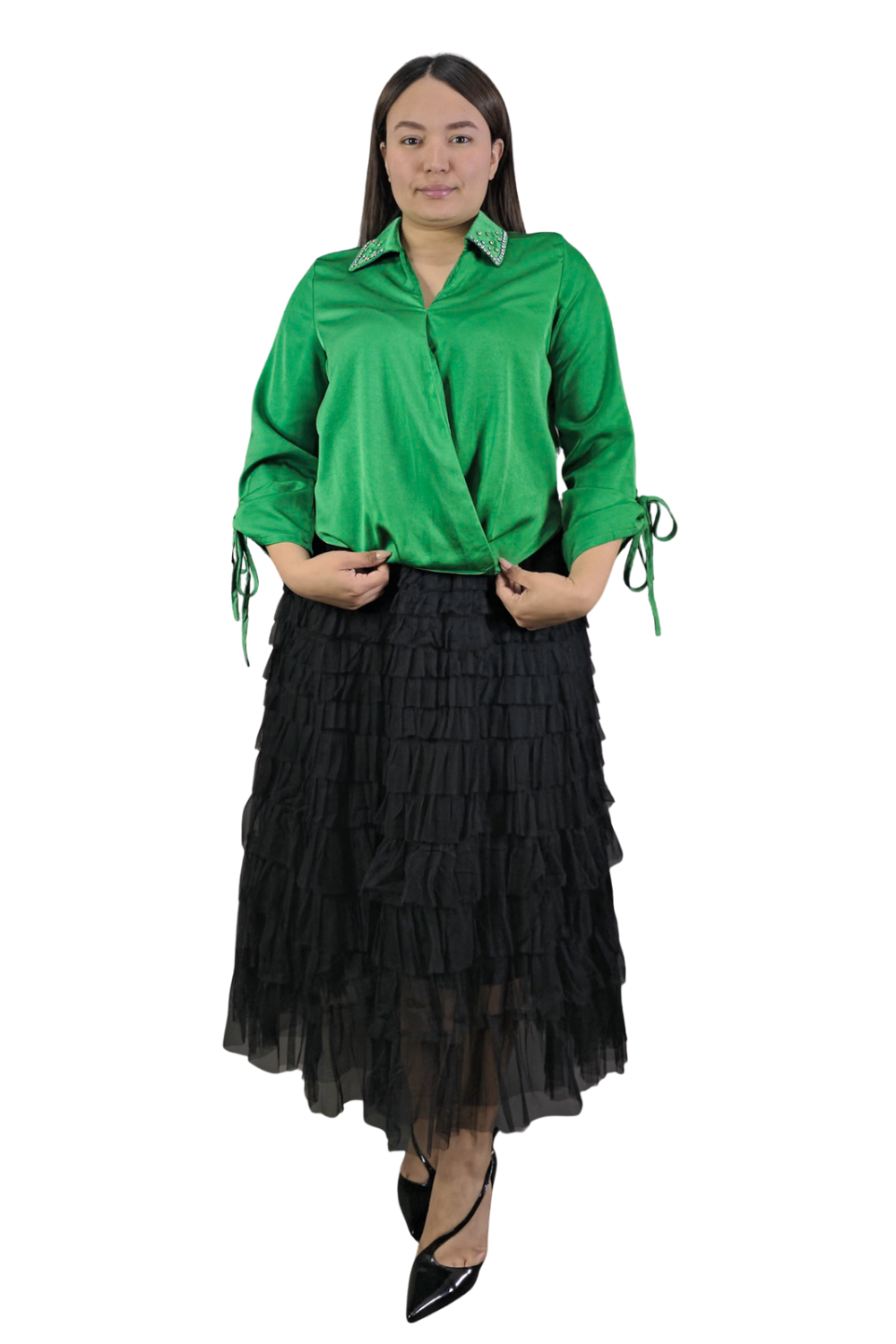 Blusa de Satín Macy