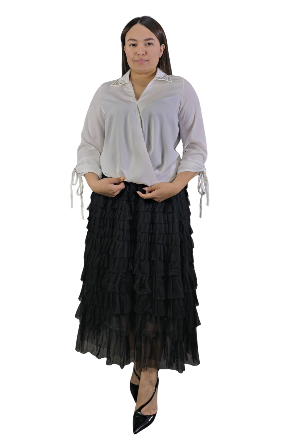 Blusa de Satín Macy