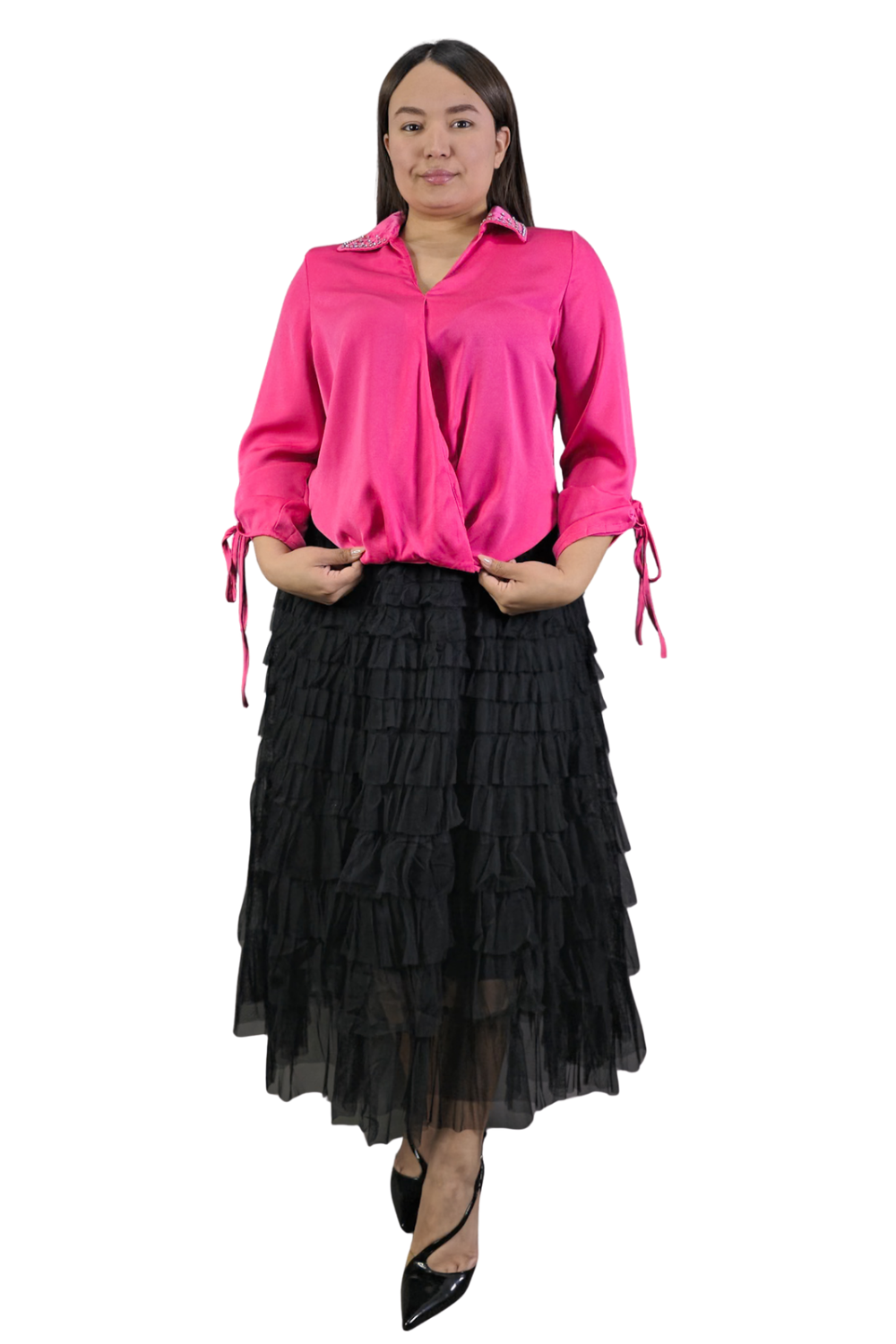 Blusa de Satín Macy