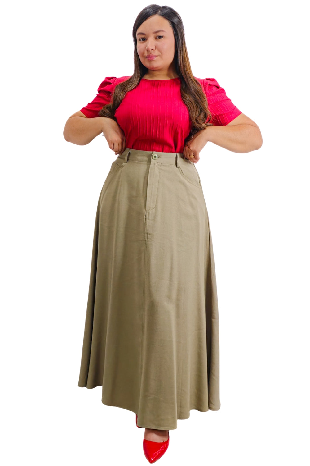 Maxi Falda Sastrera Atria