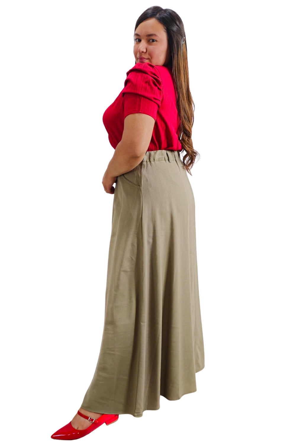 Maxi Falda Sastrera Atria