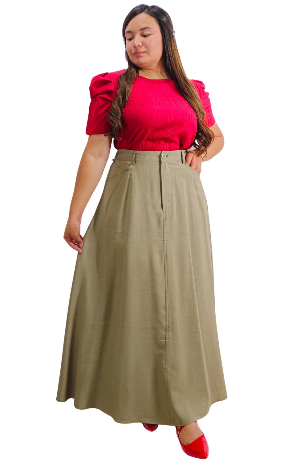 Maxi Falda Sastrera Atria