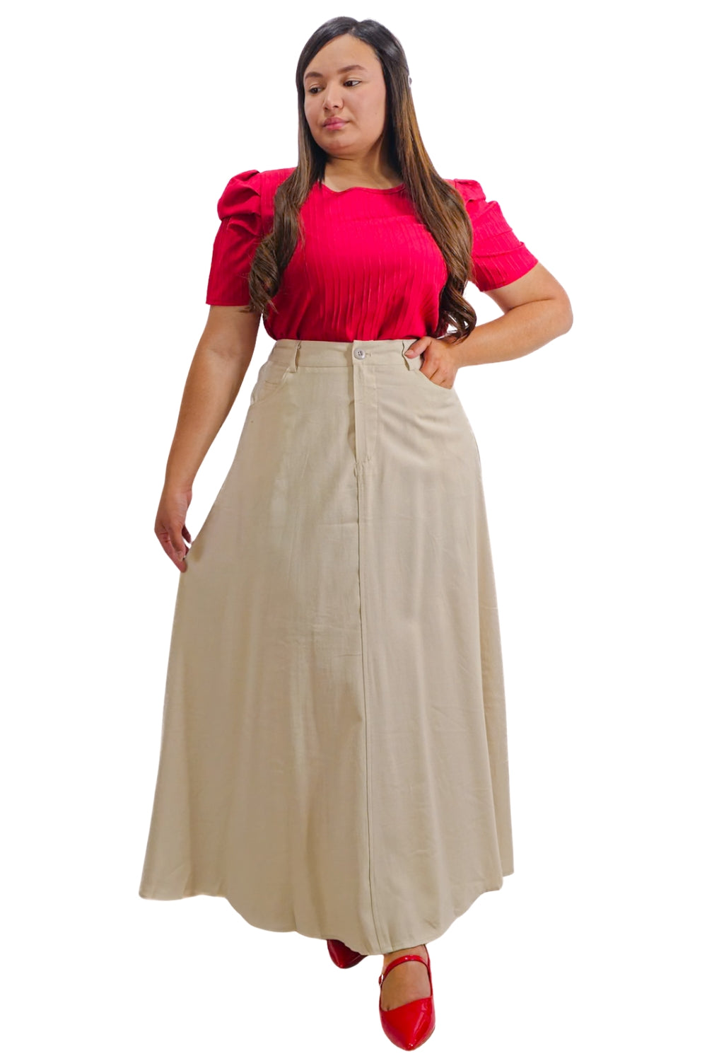 Maxi Falda Sastrera Atria
