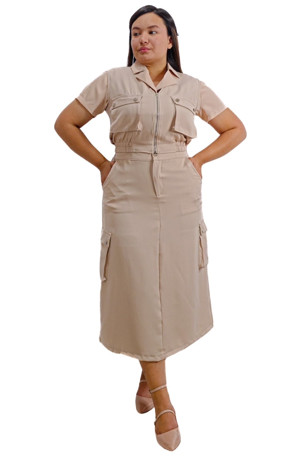Conjunto Falda - Chaleco Nahia