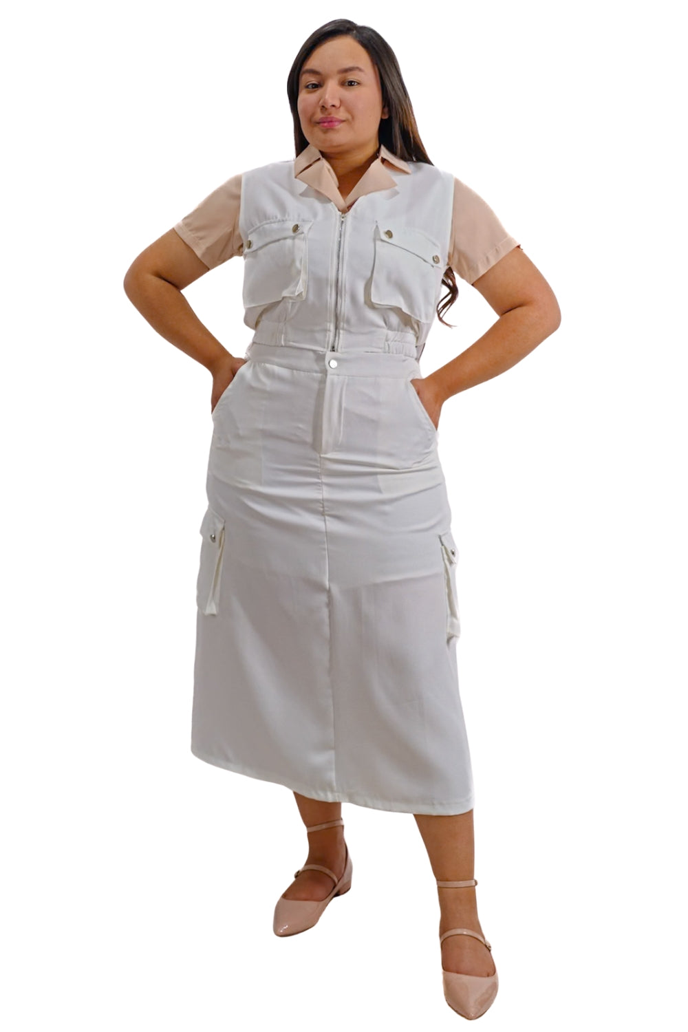 Conjunto Falda - Chaleco Nahia