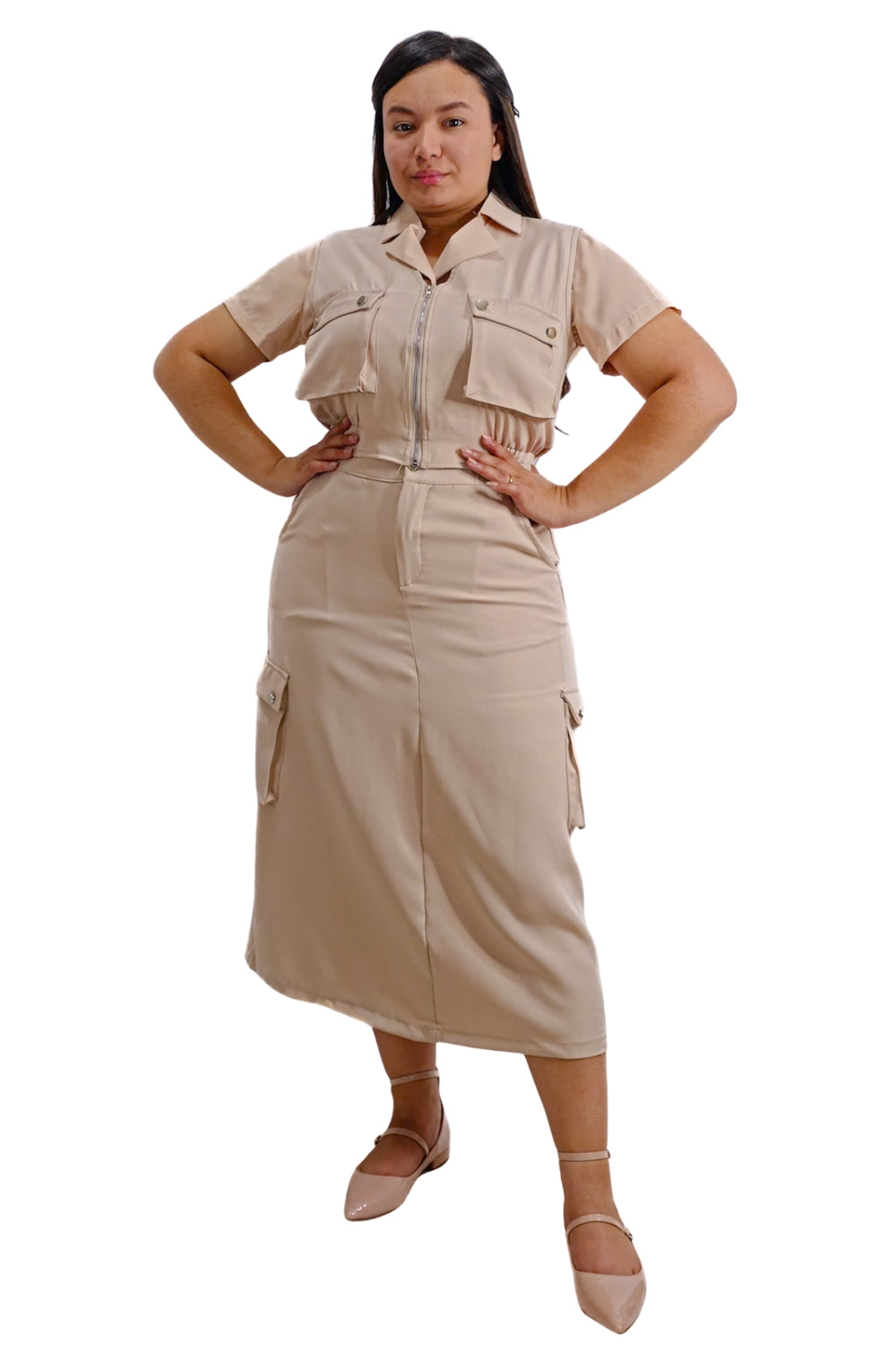 Conjunto Falda - Chaleco Nahia