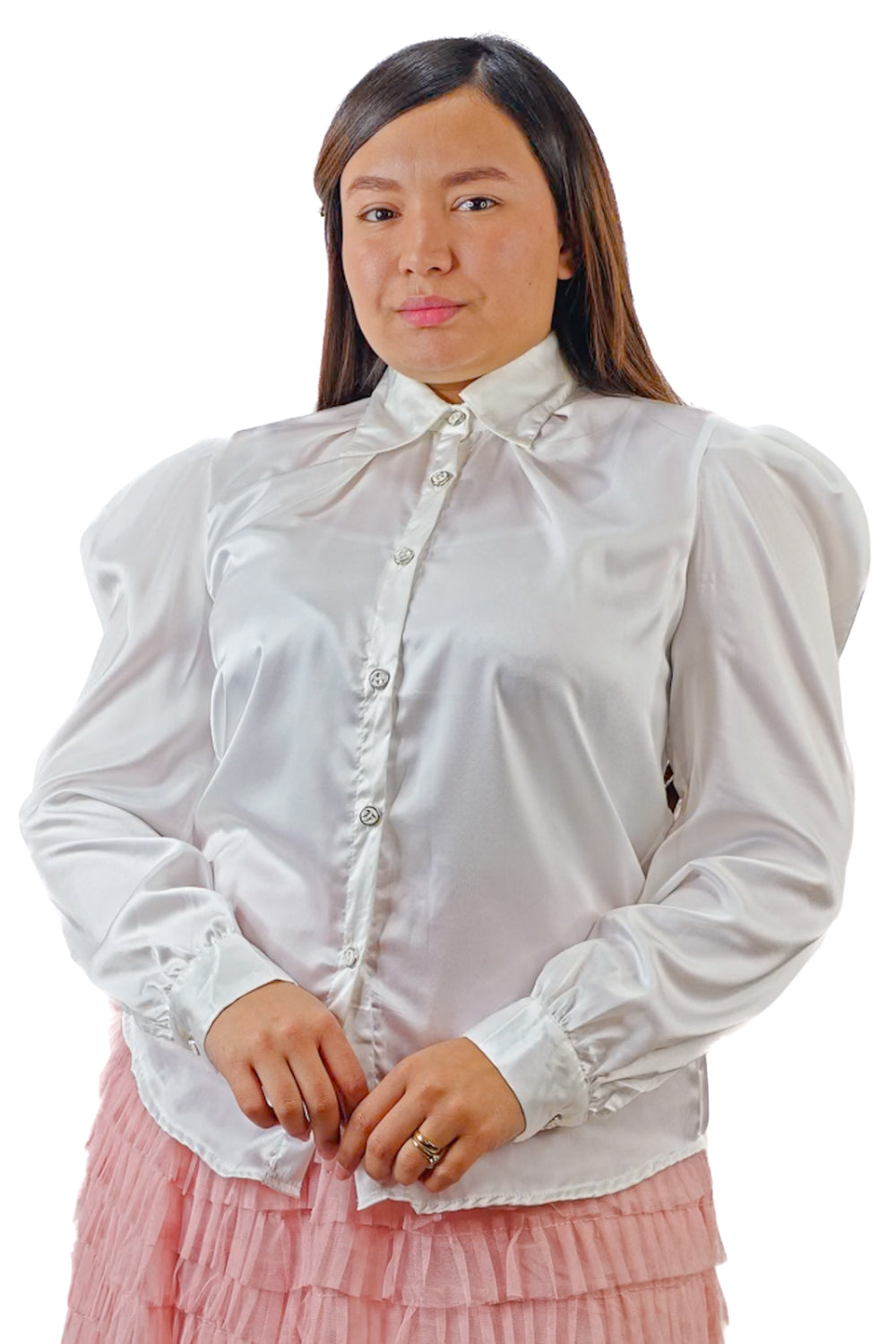 Blusa de Satín Akira