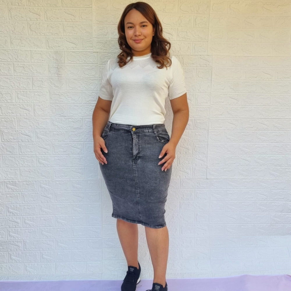 Falda de Mezclilla Vaquera