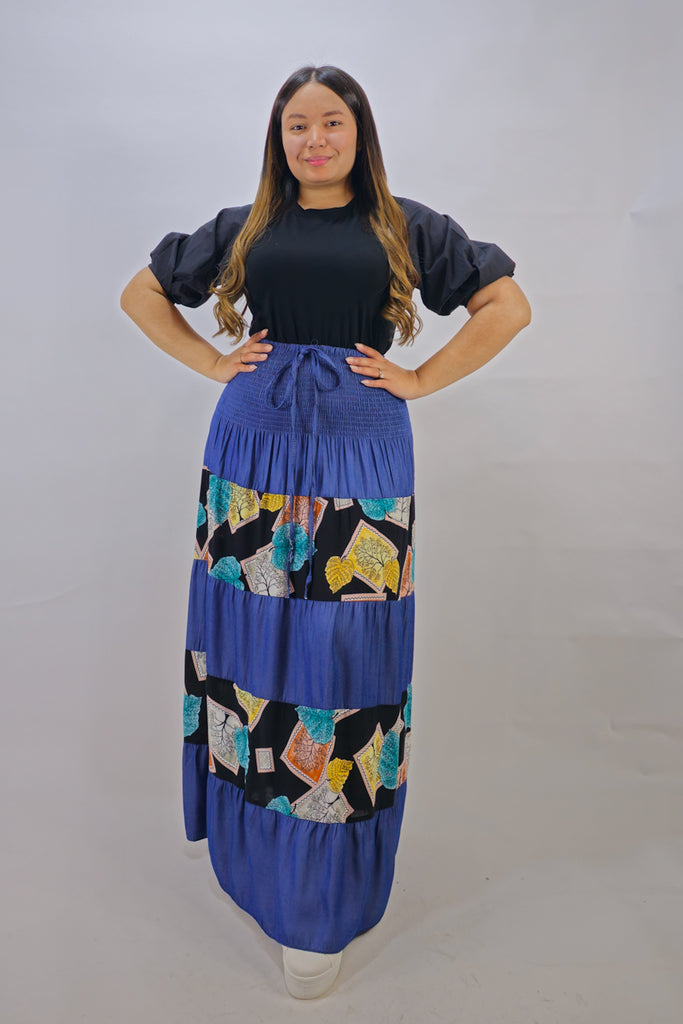 Maxi Falda de Mezclilla Adina