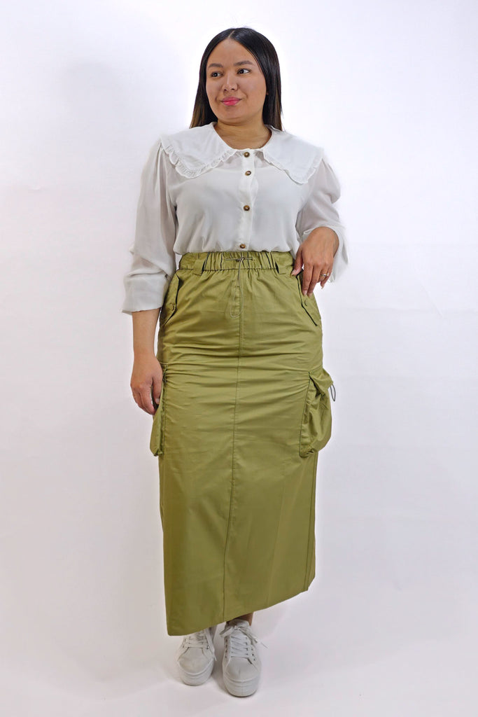 Falda Cargo Verde Pistacho (OUTDOOR)