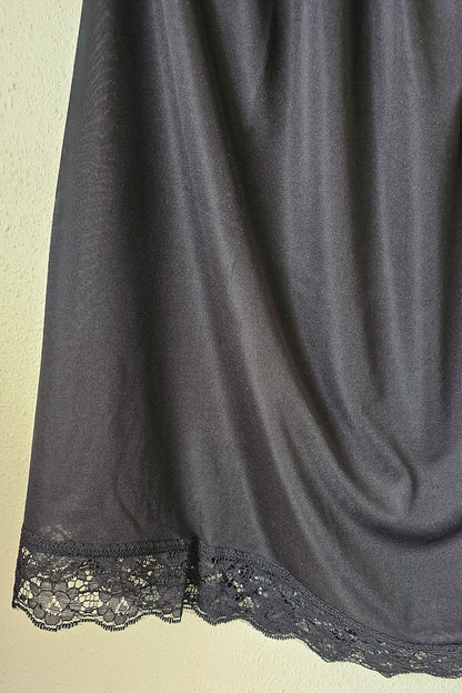 Enagua Satín Negra