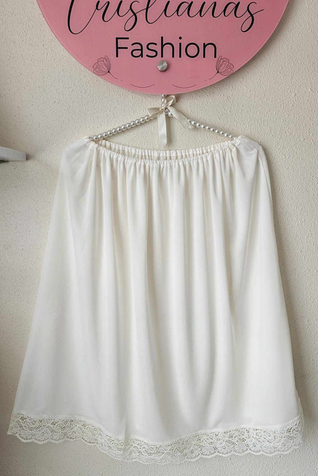 Enagua Satín Beige