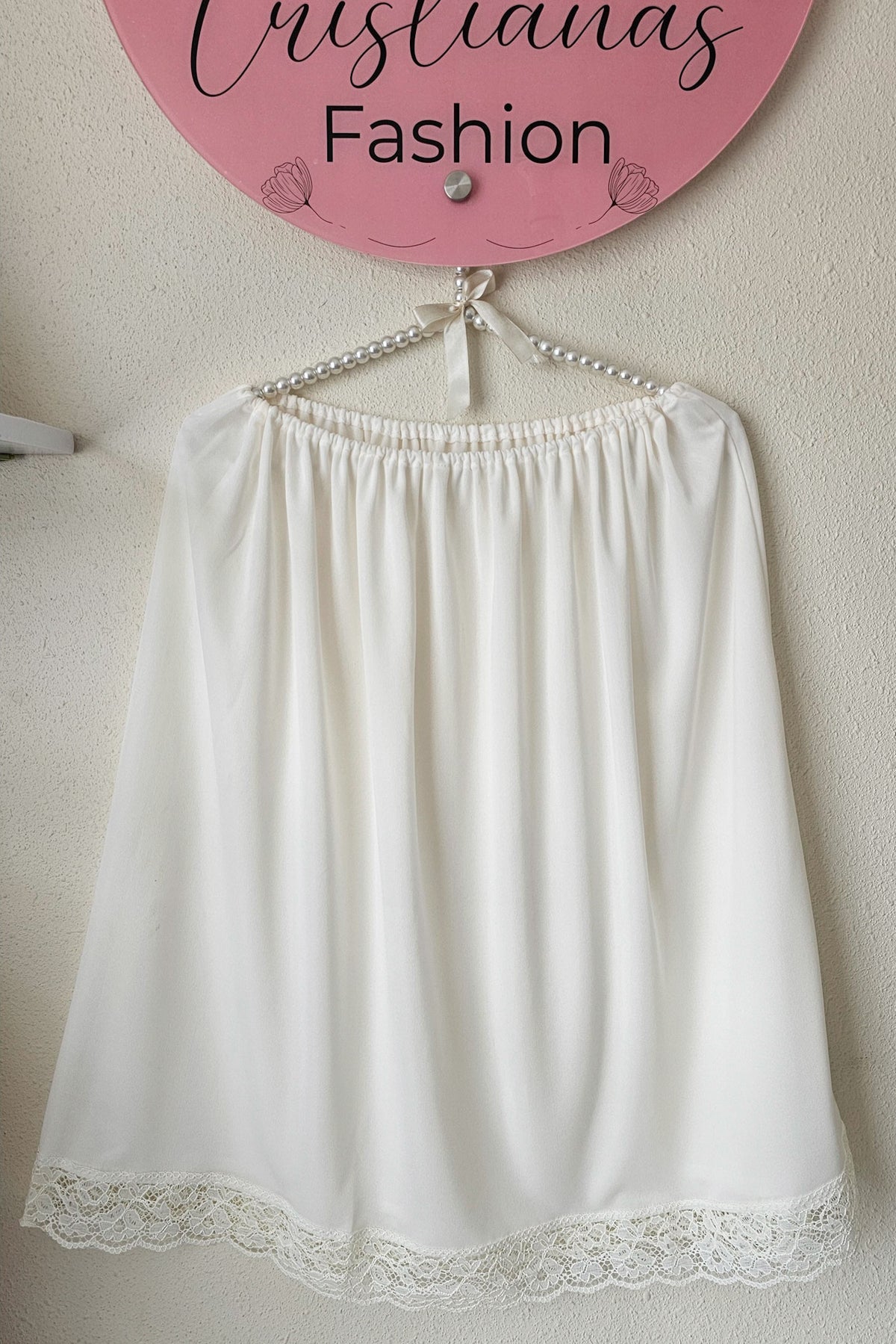 Enagua Satín Beige