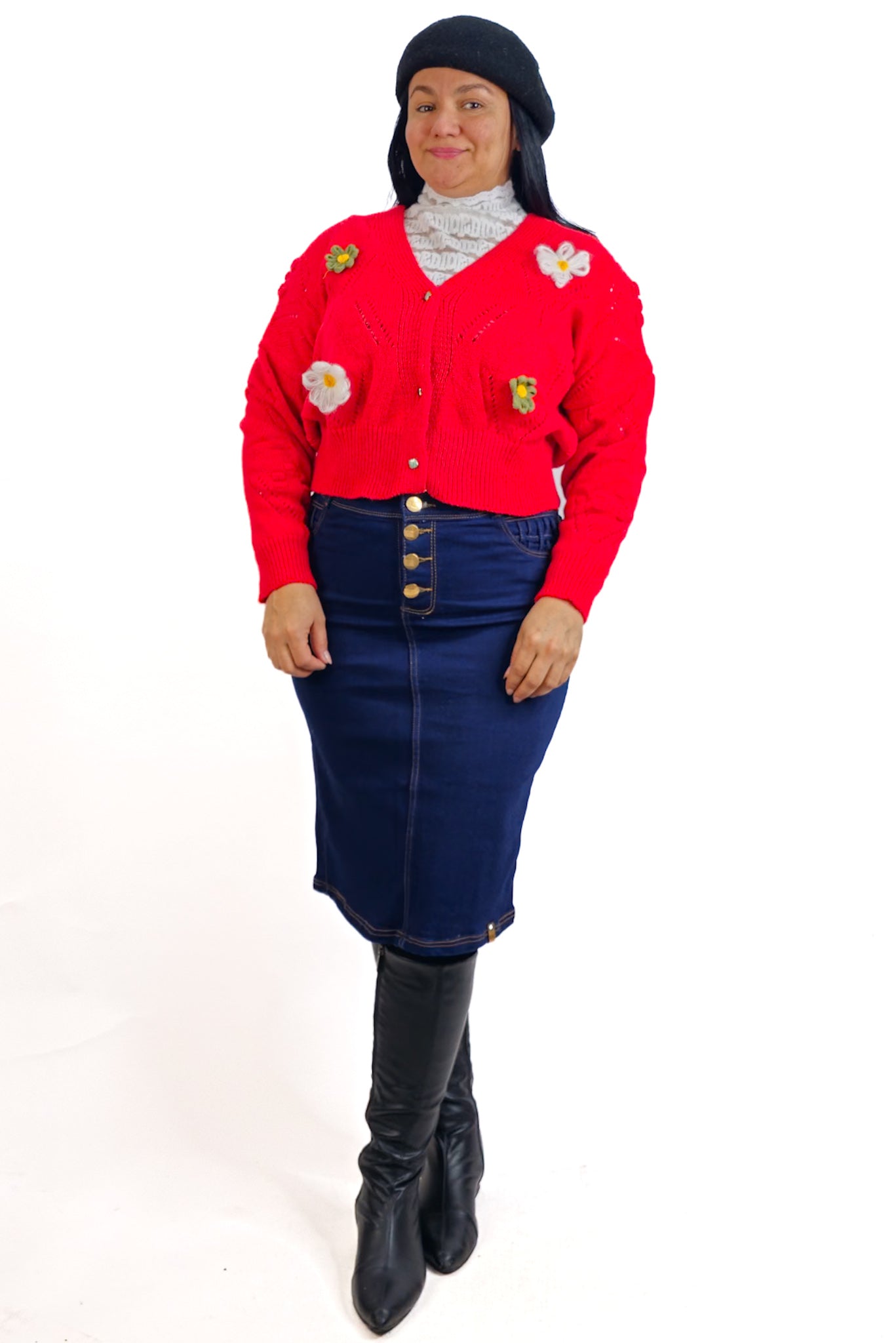 Chaleco Flores Adina