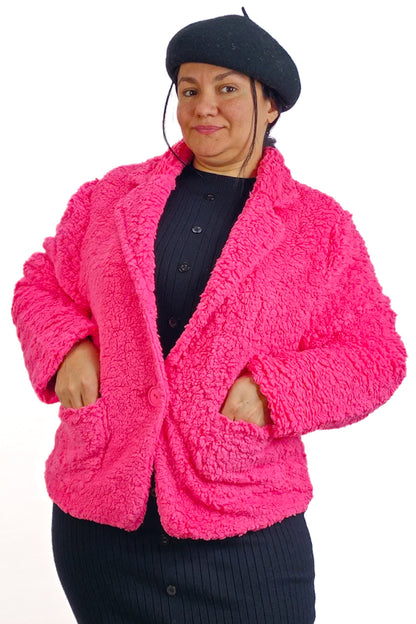 Blazer Peludo Moda Cristiana Modesta Cristianas Chile