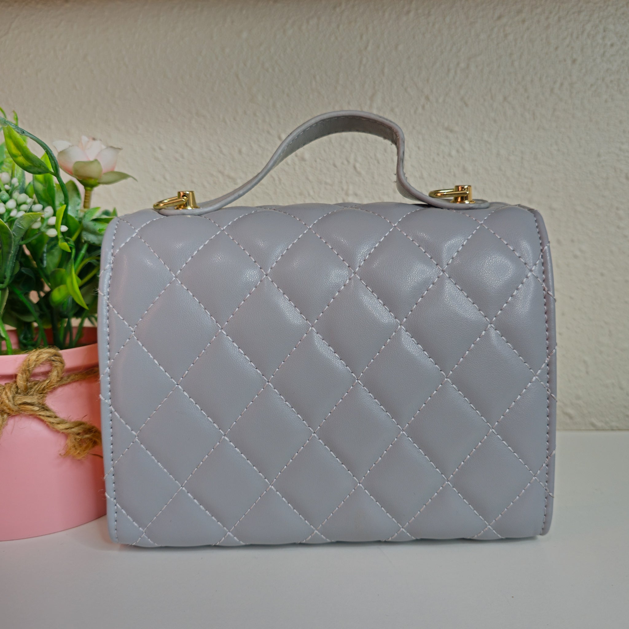 Cartera Gris