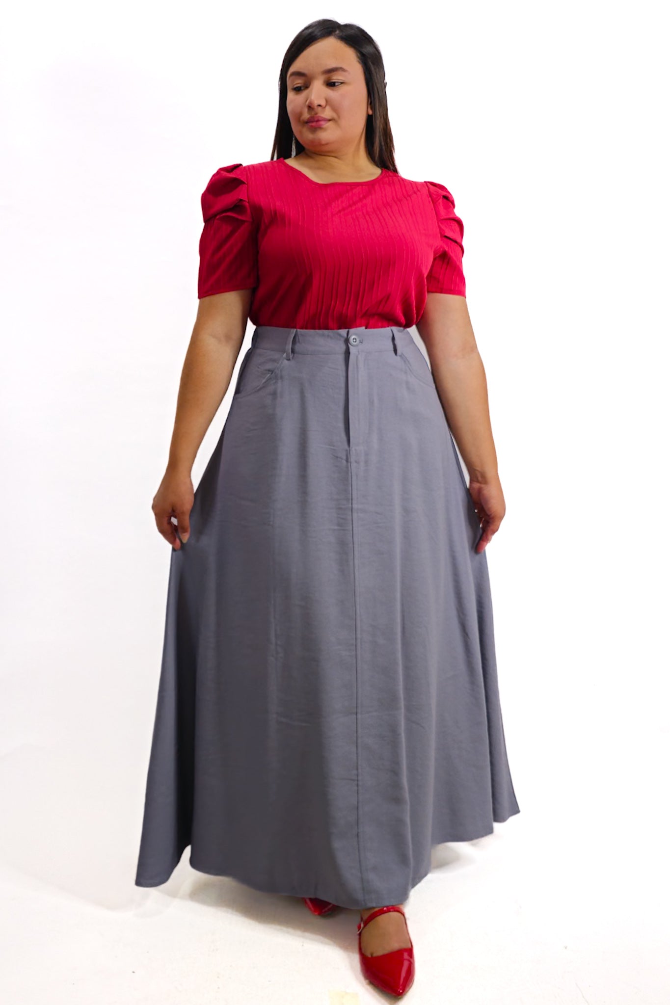 Maxi Falda Sastrera