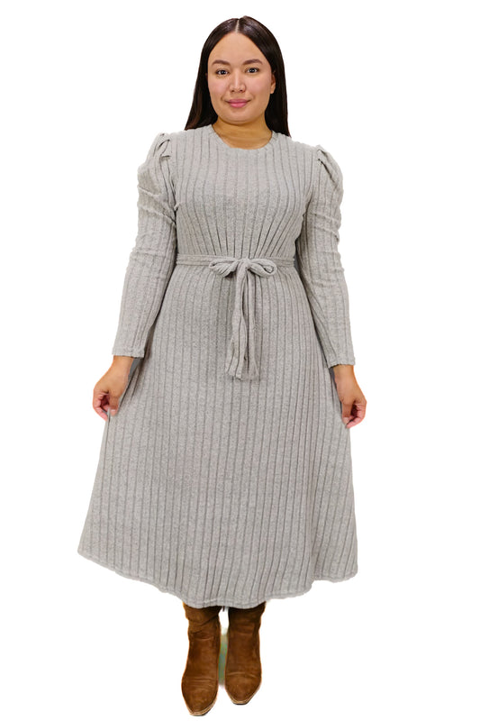 Vestido Canuton Largo Beige
