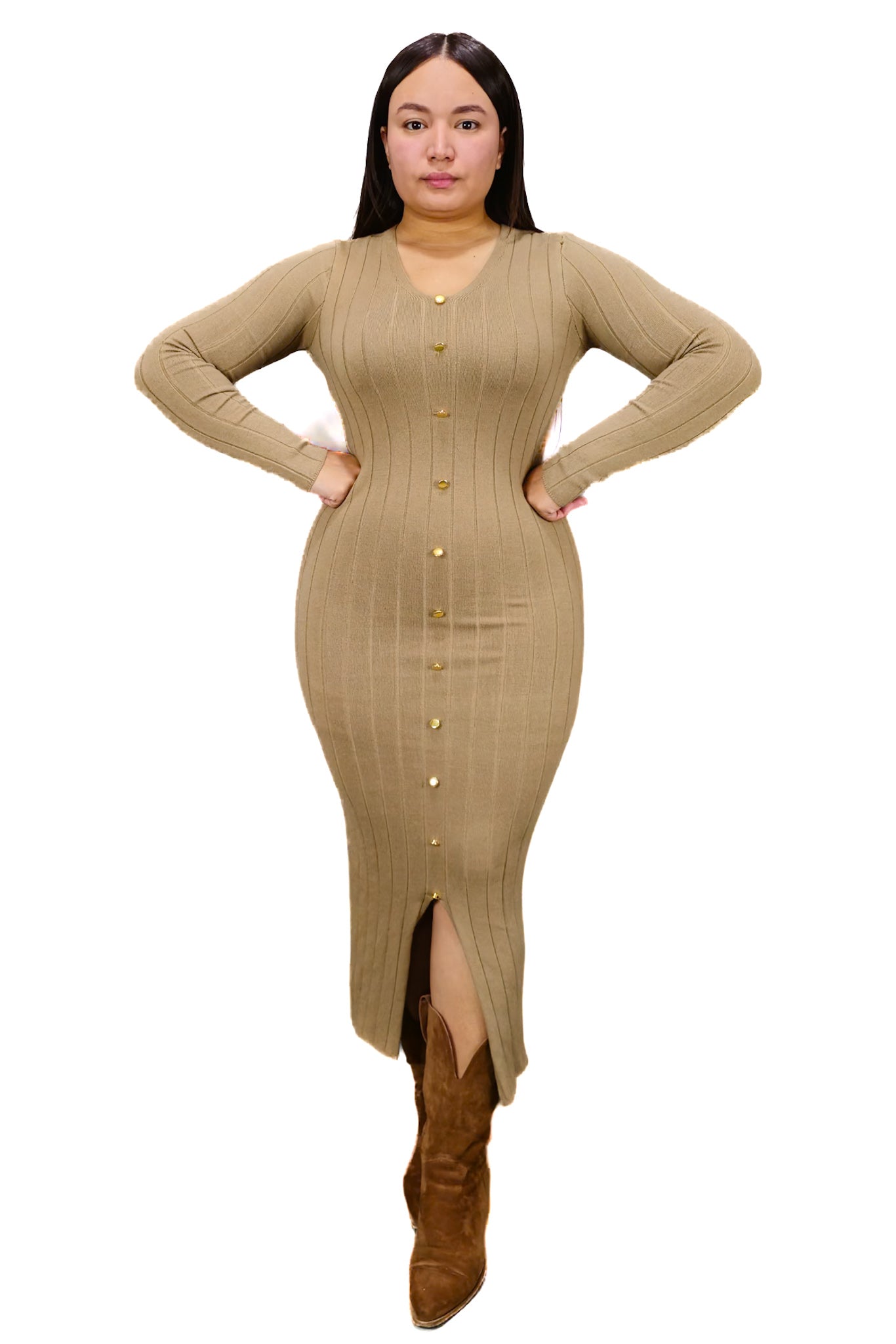 Vestido de Lanilla Mujer