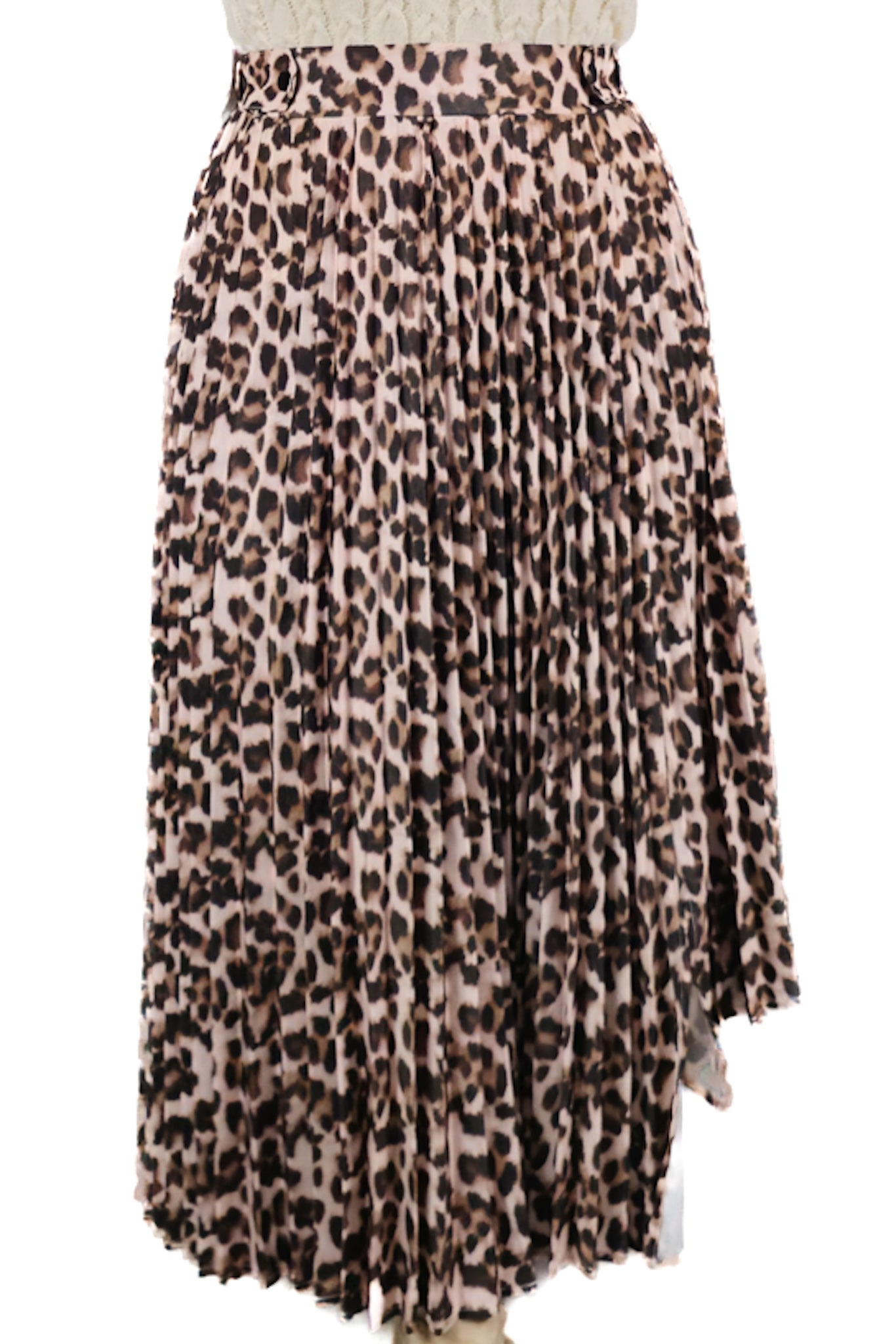 Falda Plisada Animal Print