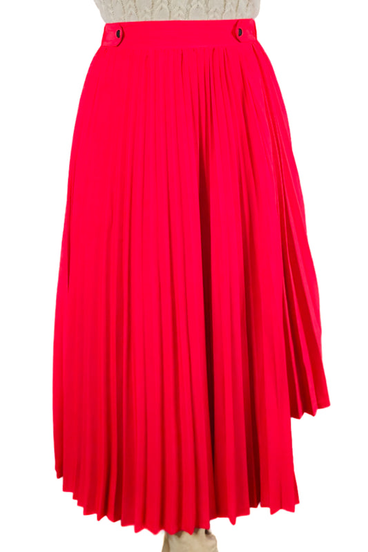 Falda Plisada Roja
