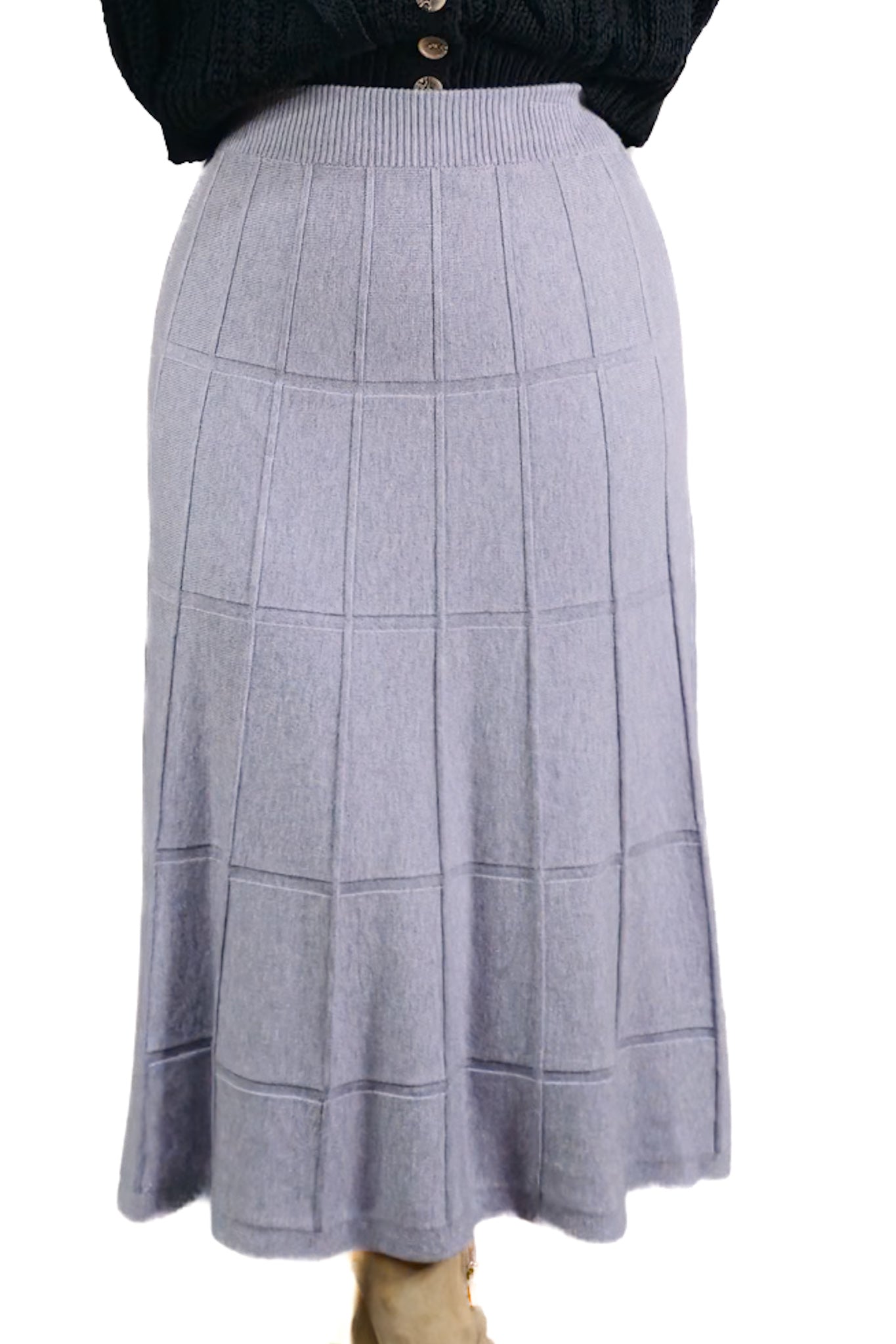 Falda de Lana Gris