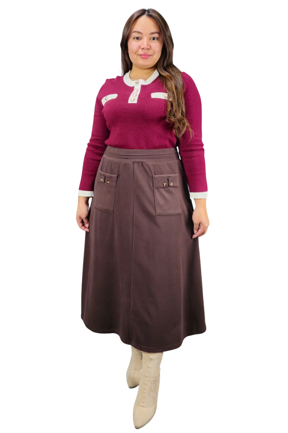 Falda Casual Romane