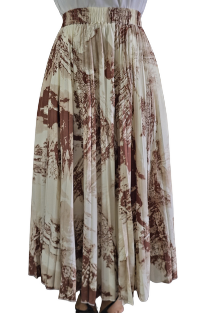 Maxi Falda Plisada Amber