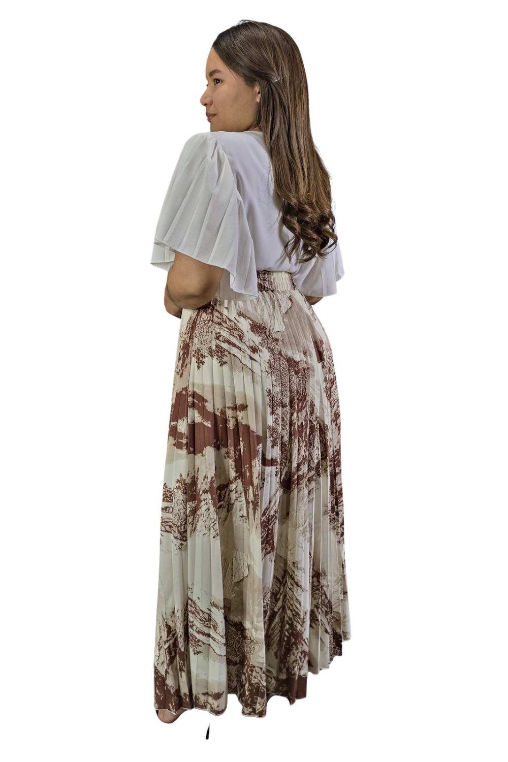 Maxi Falda Plisada Amber