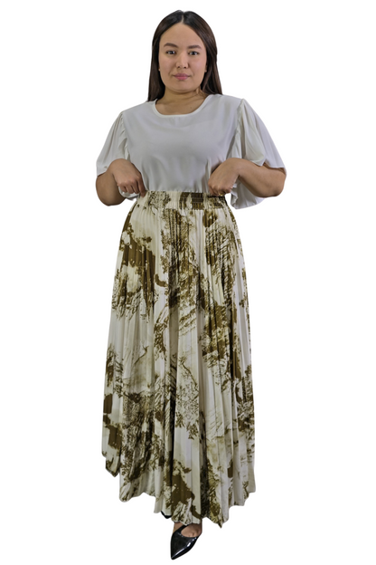Maxi Falda Plisada Amber
