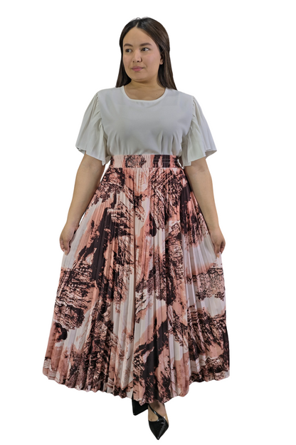 Maxi Falda Plisada Amber