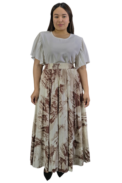Maxi Falda Plisada Amber