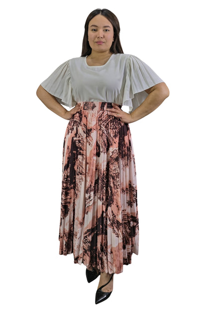 Maxi Falda Plisada Amber
