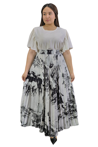 Maxi Falda Plisada Amber