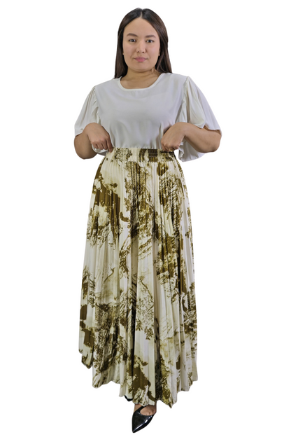 Maxi Falda Plisada Amber