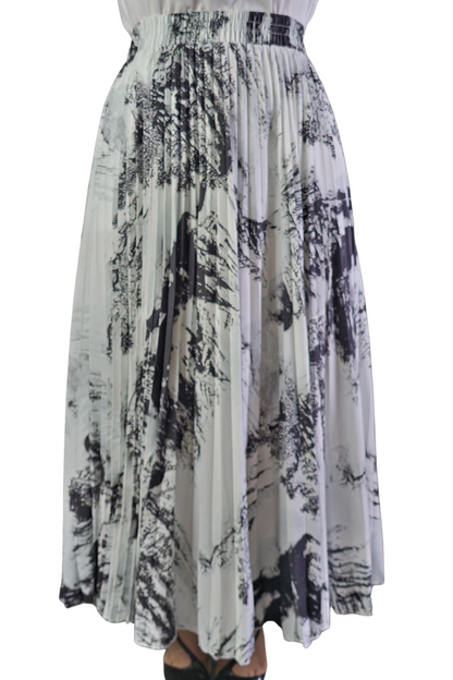 Maxi Falda Plisada Amber