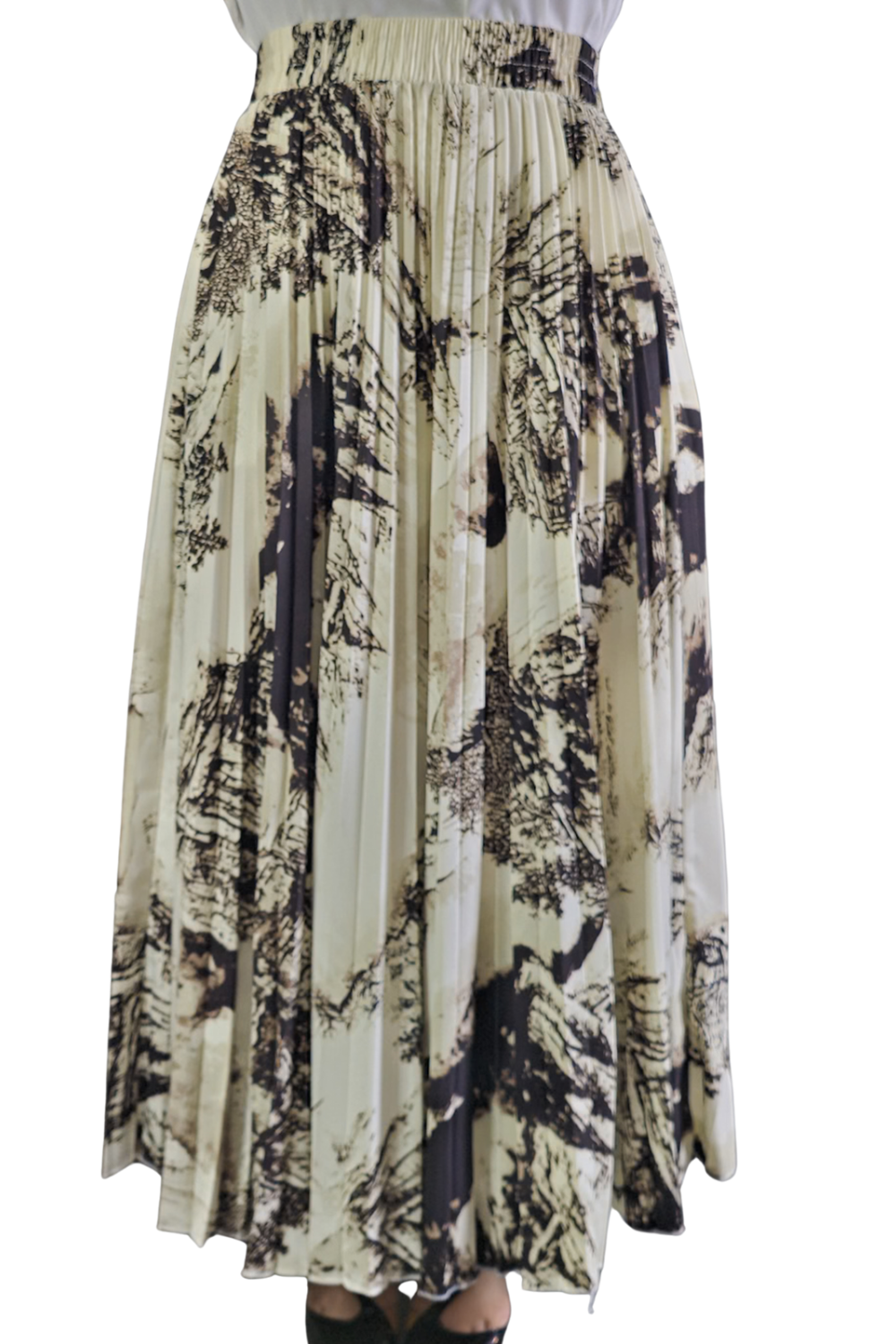 Maxi Falda Plisada Amber