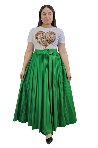 Maxi Falda Plisada Grace