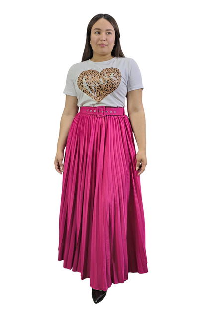 Maxi Falda Plisada Grace