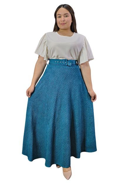 Maxi Falda Texturizada Molly