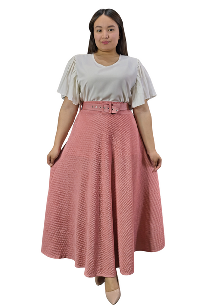 Maxi Falda Texturizada Molly