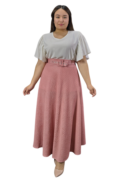 Maxi Falda Texturizada Molly