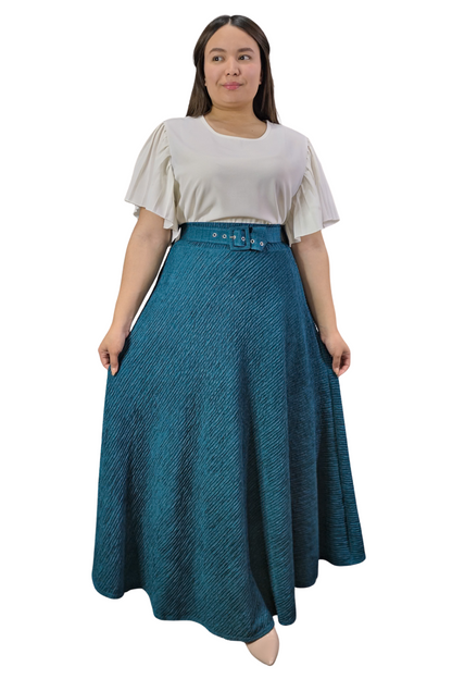 Maxi Falda Texturizada Molly