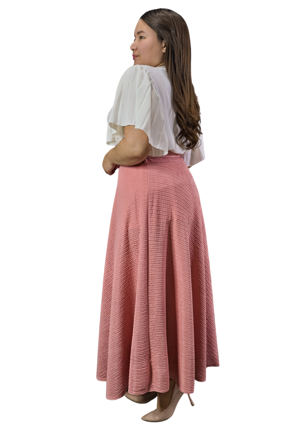 Maxi Falda Texturizada Molly