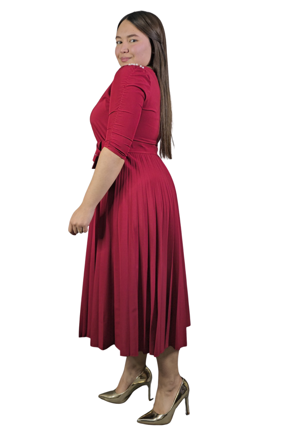 Vestido Plisado Helen