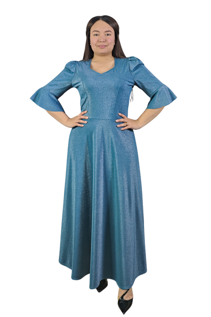 Maxi Vestido Brillos Evelyn