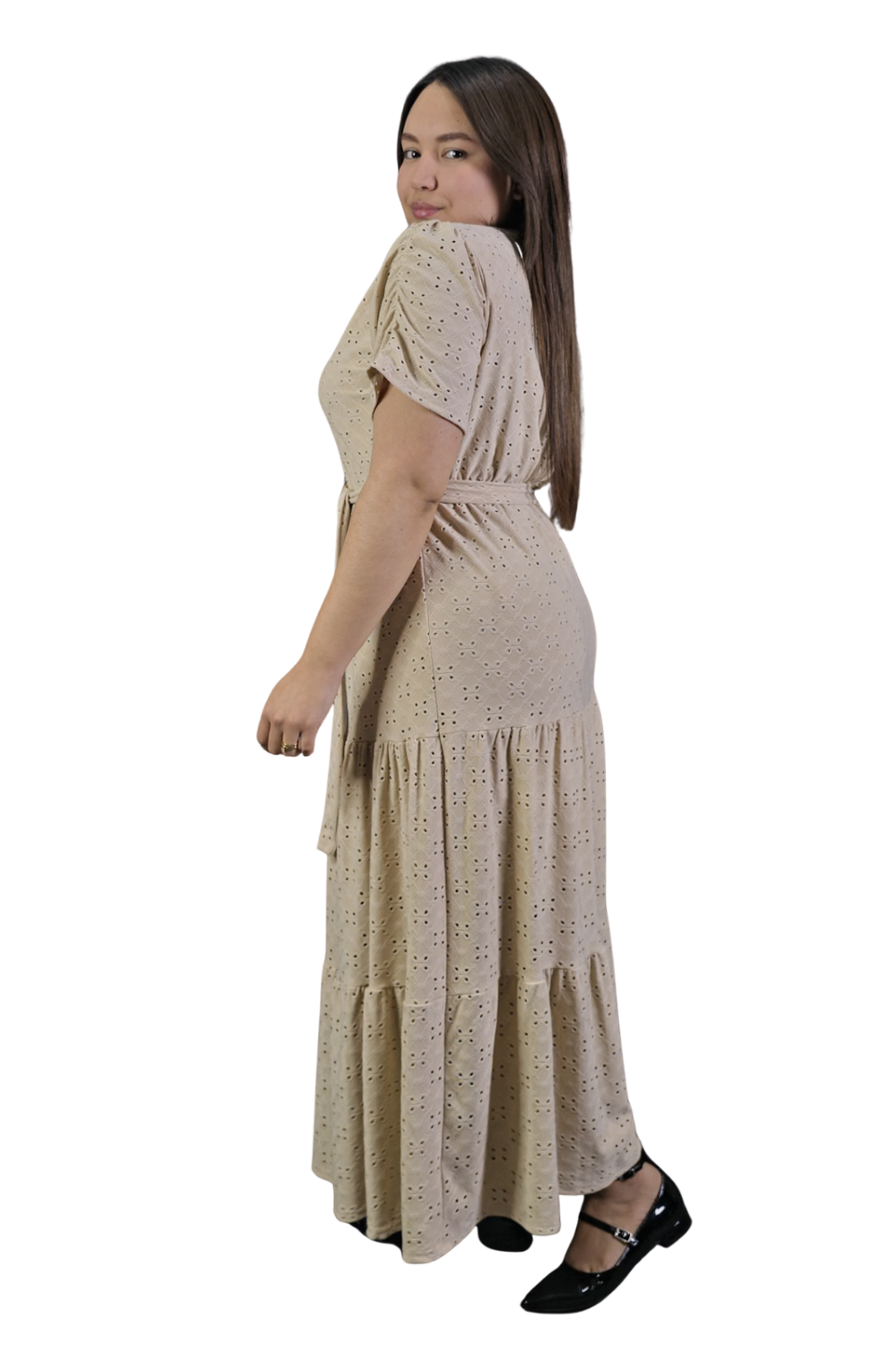 Maxi Vestido Broderie Charis