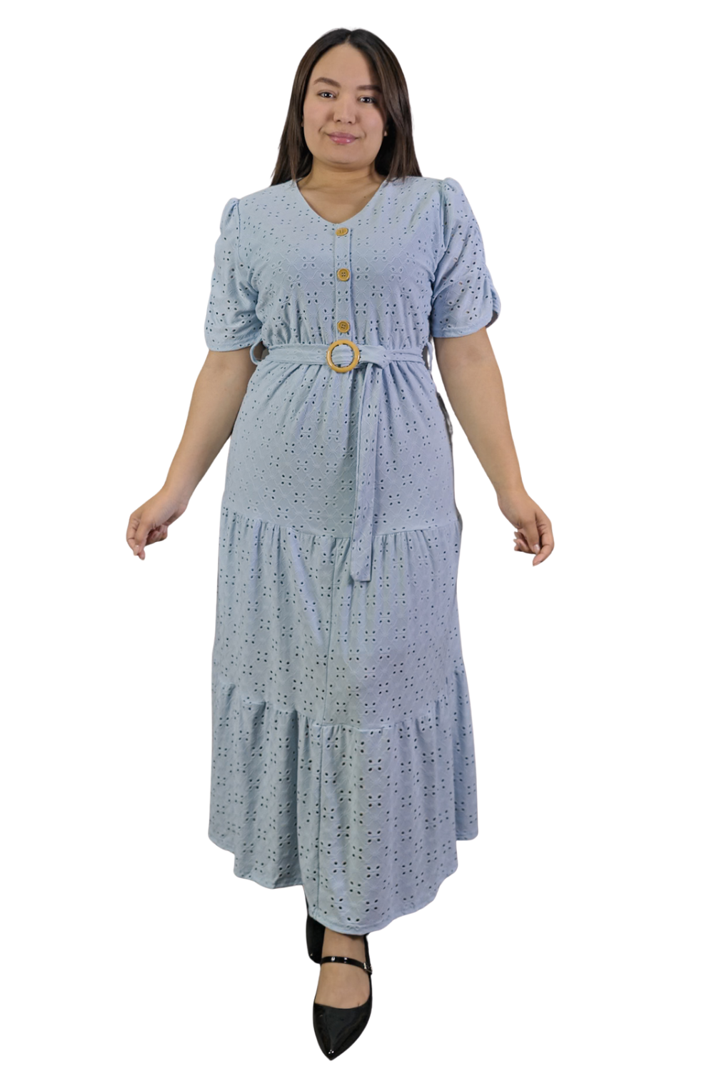 Maxi Vestido Broderie Charis