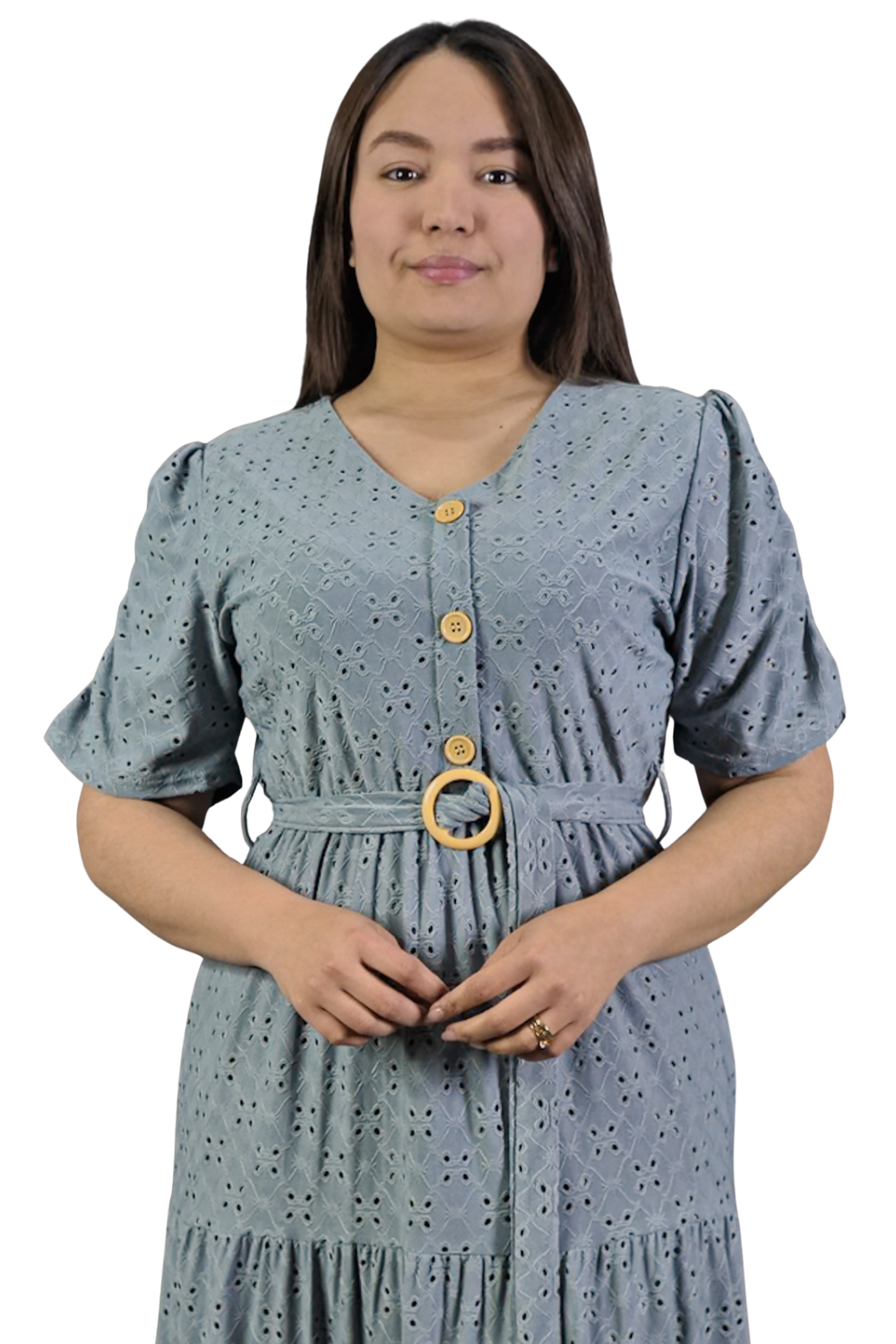 Maxi Vestido Broderie Charis